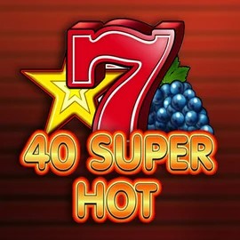 40 Super Hot slot logo by Amusnet Interactive at Rocket Casino