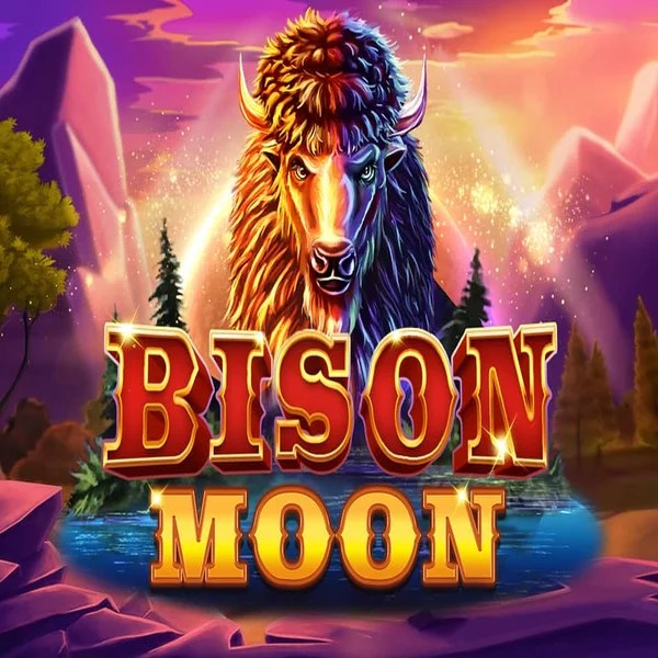 Slots logo of Bison Moon from Northern Lights Gaming at Rocket Casino