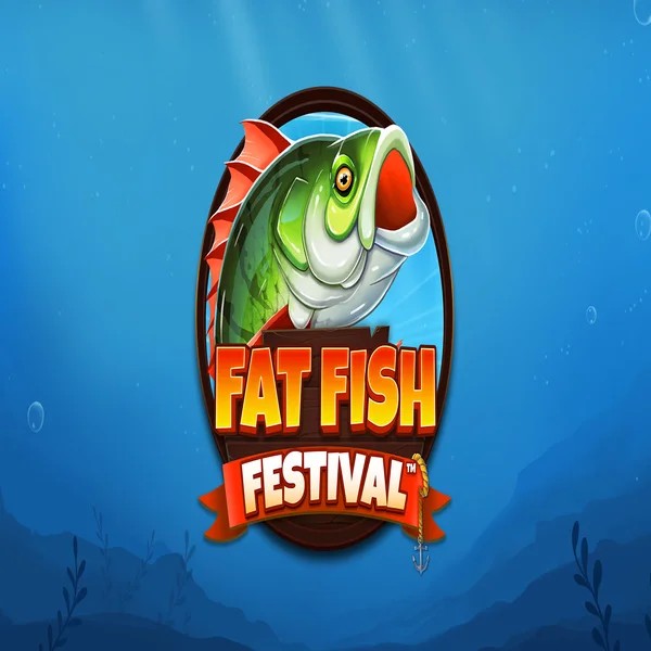 Fat Fish Festival online game logo by Wishbone Games on rocketcasinoo.com