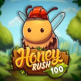 Honey Rush 100 casino game by Play'n GO – featured logo at Rocket Casino