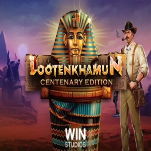 Loot'en Khamun the Dead Sea Scrolls logo by Win Studios Rocket Casino