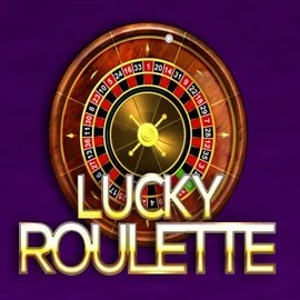 Lucky Roulette logo by Belatra Games at Rocket Casino