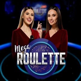 Official Live Casino logo: Mega Roulette by Pragmatic Play at Rocket Casino