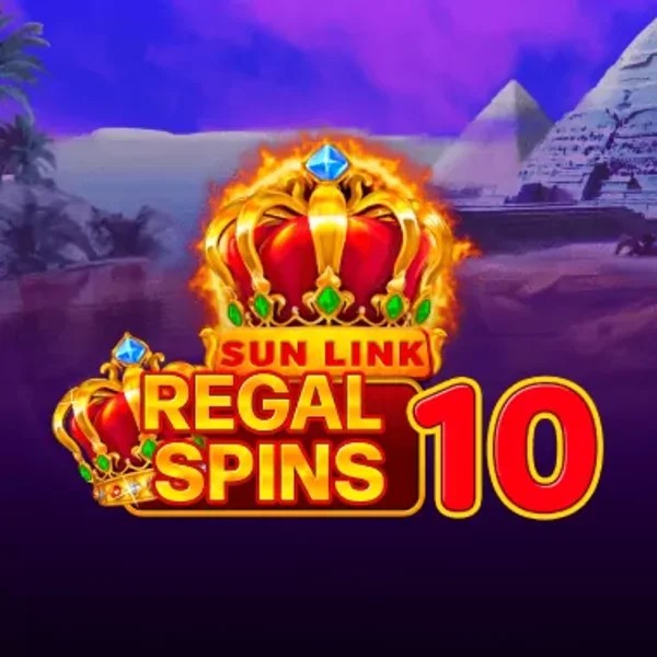 Regal Spins 10 game by PatePlay – logo hosted on Rocket Casino