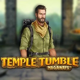 Slots logo of Temple Tumble Megaways from Relax Gaming at Rocket Casino