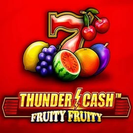 Thunder Cash Fruity Fruity logo by Novomatic Rocket Casino