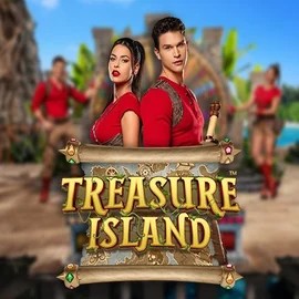 Treasure Island slot logo by Pragmatic Play at Rocket Casino